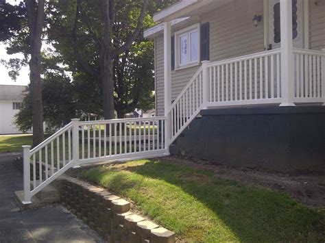 Vinyl Railing Installation : Vinyl Railing Kit with Colonial Balusters | American ... - The ...