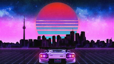 Portrait, aesthetic sunset retro HD wallpaper | Pxfuel