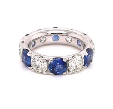 Sapphire and Diamond Eternity Ring