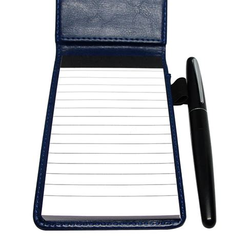 Leather Pocket Notepad (Blue) - InexPens