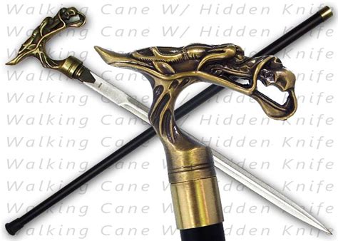 Walking Cane W/ Hidden Sword P-2780-BR