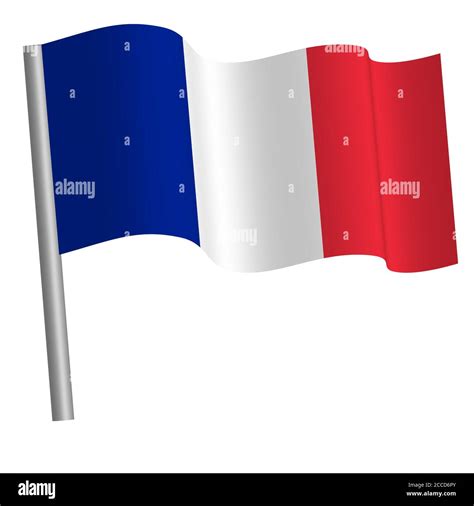 French flag waving Stock Photo - Alamy