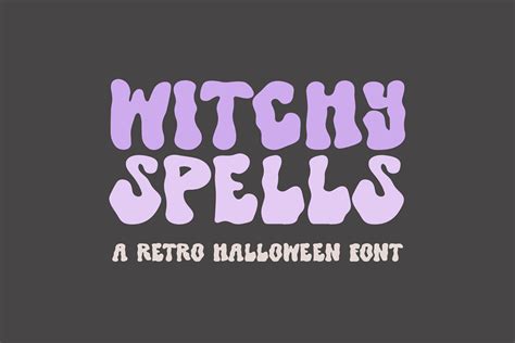 WITCHY SPELLS Retro Wavy Halloween Font — BLUSH FONT CO.