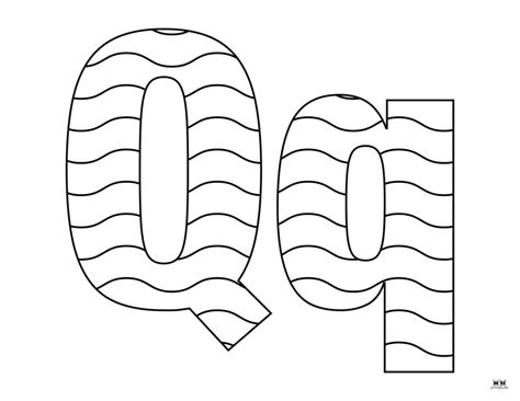 Letter Q Coloring Pages - 15 FREE Pages | Printabulls