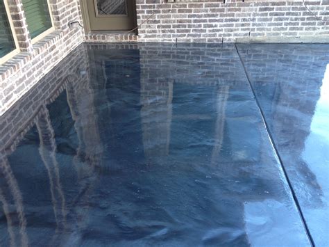 Metallic Epoxy Patio Gray Coating with Non-Slip Finish