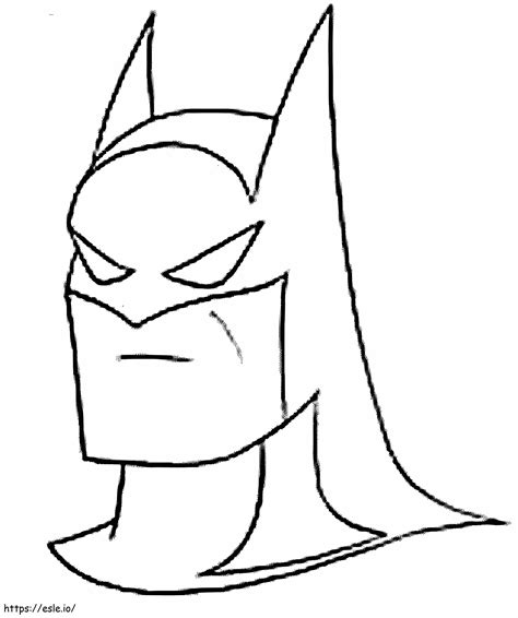 Batman With Mask coloring page