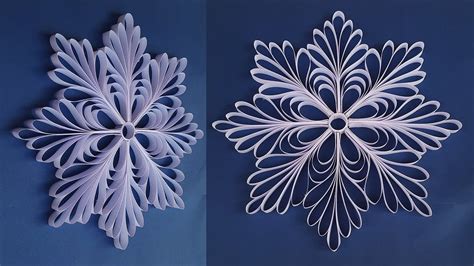 DIY 3D Paper Snowflakes for Christmas Decorations | Christmas Decor Ornaments - YouTube