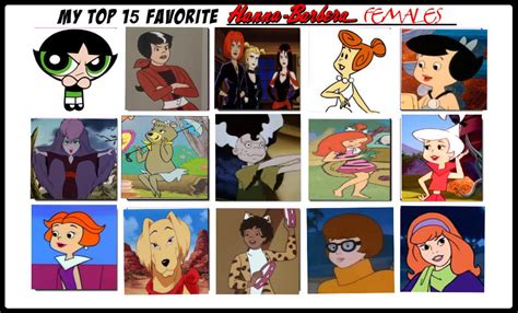 Top 15 Hanna Barbera Females by coralinefan4ever on DeviantArt