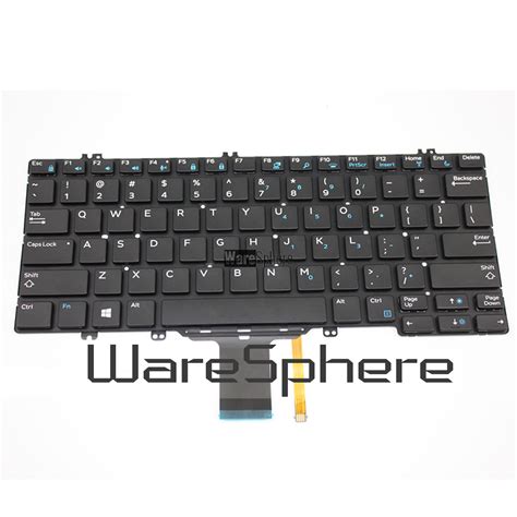 Backlit Keyboard For Dell Latitude 7389 E7389 7290 E7290 E7390 7390 36W37 036W37 US