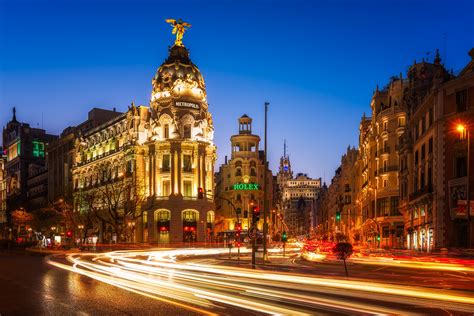 Gran Via and The Metropolis Building in the heart of Madrid | Spain - Fine Art Photography by ...