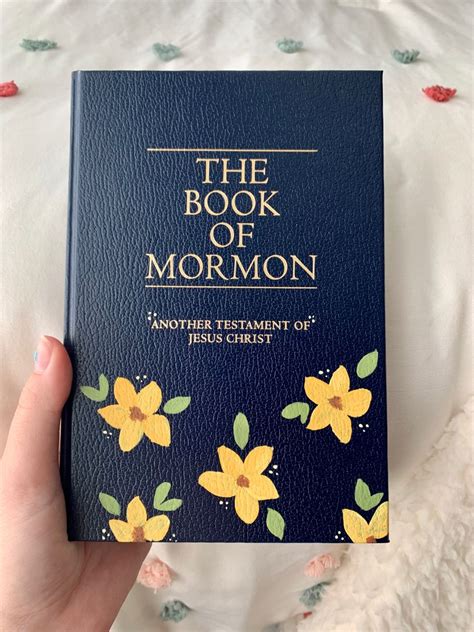 Painted Book of Mormon | Painted books, Book of mormon, Mormon