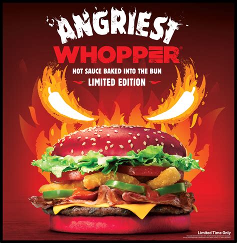 Burger King Canada-New Angriest WHOPPER(R) Sandwich With Red Bun - She's Connected