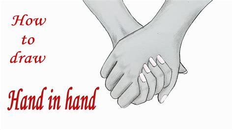 How to draw Holding Hands Step by step (very easy) || Art video - YouTube