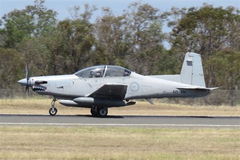 Central Queensland Plane Spotting: A Pair of Royal Australian Air Force (RAAF) Pilatus PC-9/A ...