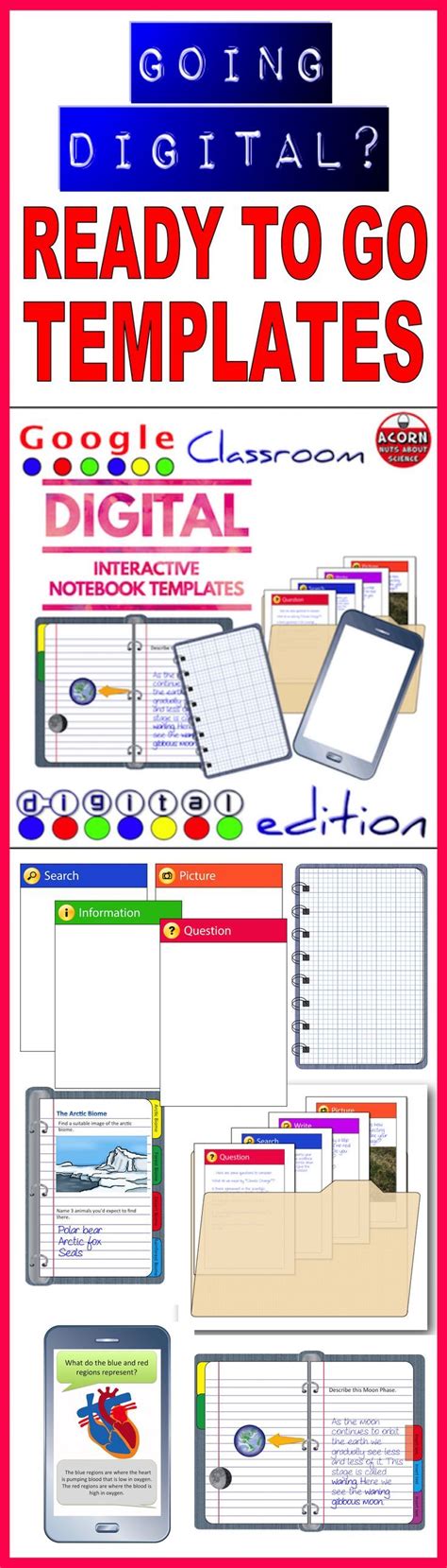 Digital Interactive Notebook Templates | Digital interactive notebook, Interactive notebooks ...