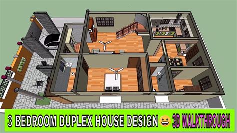 3 Bedroom Duplex House Plans | House Plan Ideas