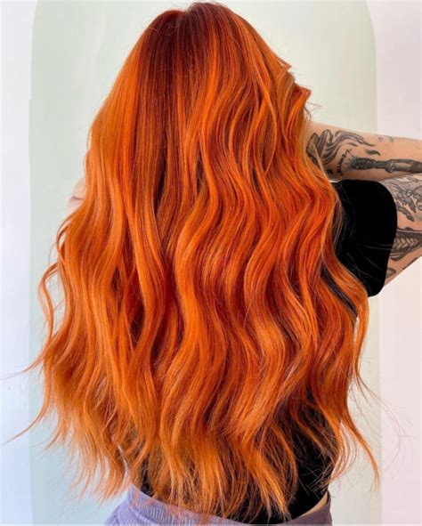 32 Best Orange Hair Color Shades : Burnt Orange Hair