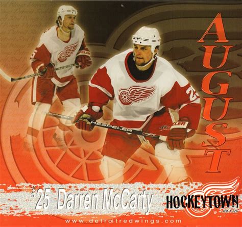 Darren McCarty (born April 1, 1972, Burnaby, Canada) is a retired Canadian professional ice ...