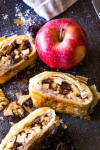 Apple Strudel with Phyllo Dough - The Seaside Baker