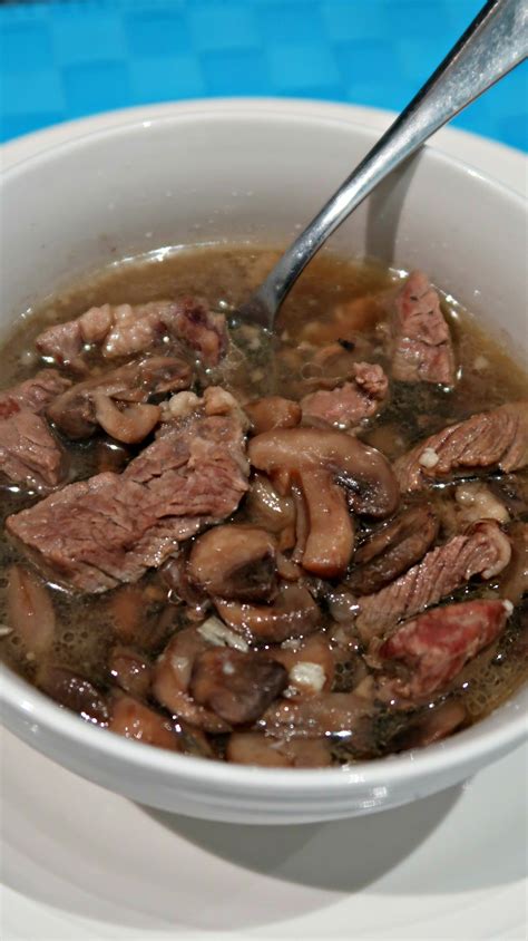 Beef and Mushroom Soup Recipe - Low Carb, Keto Diet Soup Recipes