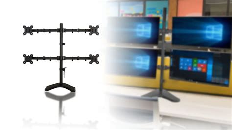 8 Best Quad Monitor Stands in 2023 - Techtouchy