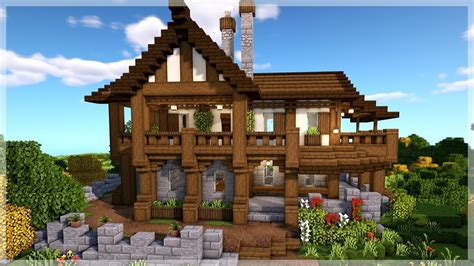 Minecraft: How to Build a Large Medieval House - Guide Game