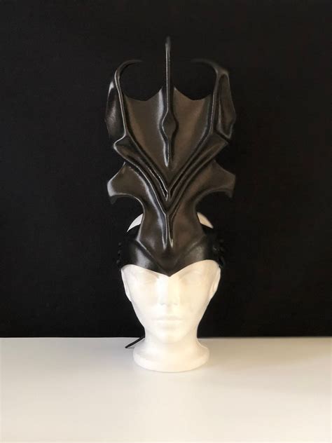 Xenomorph Costume Headpiece, Queen Xenomorph Cosplay Leather Mask, Aliens Costume, Aliens Movie ...