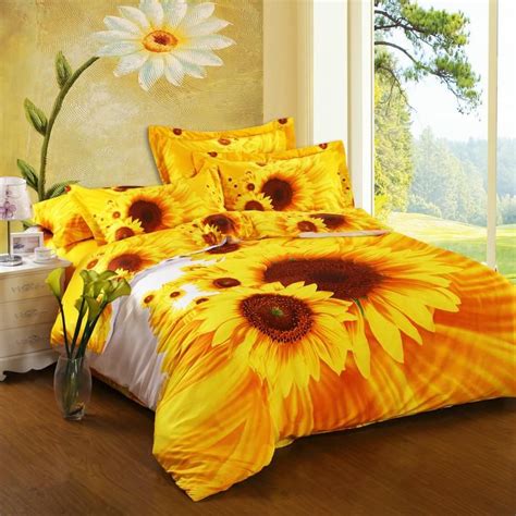 Sunflower Bedding Queen Set – Hanaposy