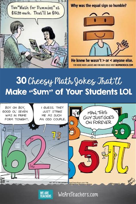 30 Cheesy Math Jokes That'll Make "Sum" of Your Students LOL - WeAreTeachers