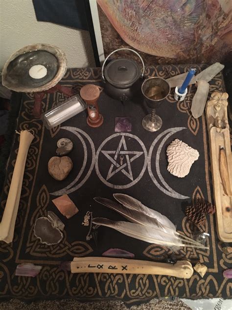 Wiccan Altar Layout