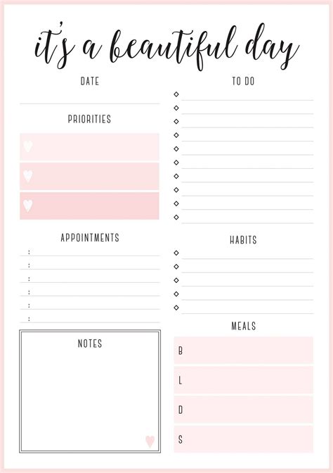 Create A Planner Template