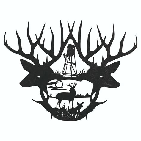 Deer Silhouette Vector Free Download Dxf File