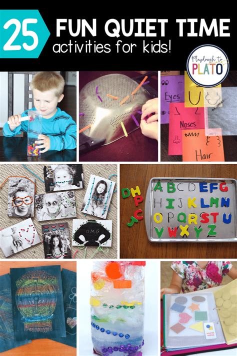 25 Fun Quiet Time Activities - Playdough To Plato