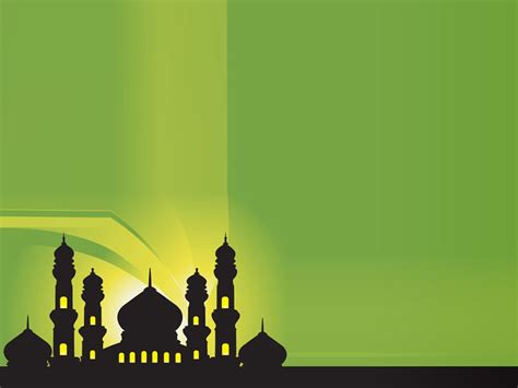 Silhouette of Mosques Islamic PPT Backgrounds | Poster background design, Simple background ...