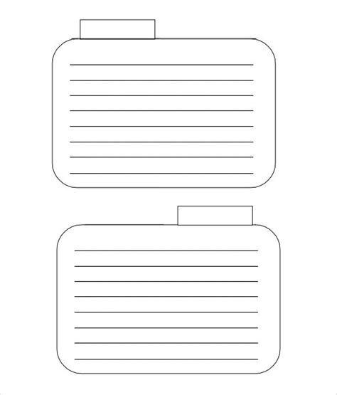 FREE 9+ Index Card Templates in PDF | Excel