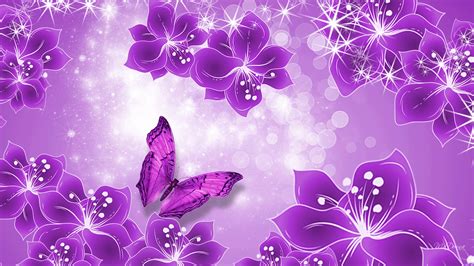 Purple Butterfly Desktop Wallpaper - WallpaperSafari