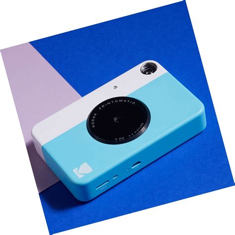 KODAK RODOMATICBL Kodak PRINTOMATIC Digital Instant Print Camera (Blue), Full Color Prints On Z...