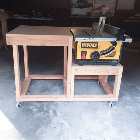 Table Saw Extension Table — 3x3 Custom | Table saw extension, Portable table saw, Diy table saw