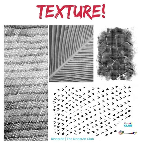 Texture and the World Around You Lesson Plan - Art Smart - KinderArt