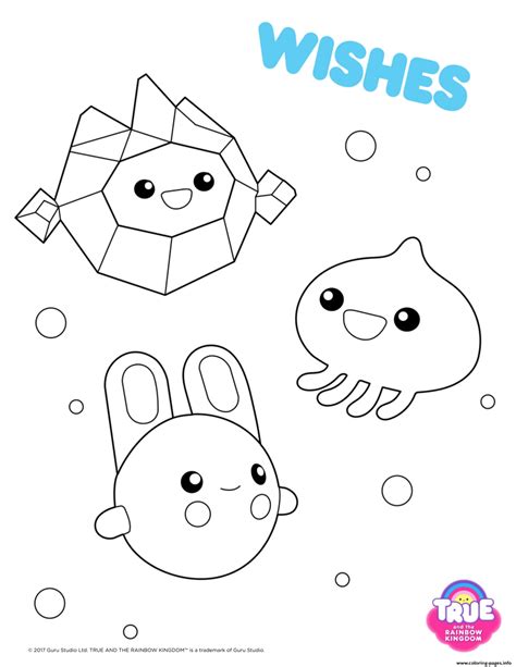 Wishes 1 True And The Rainbow Kingdom Coloring Pages Printable