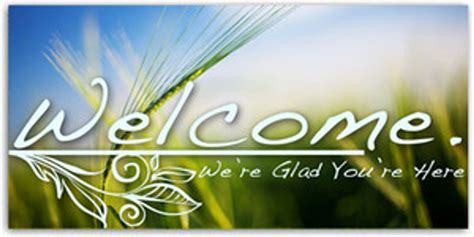 WCHZ014 Welcome Spring - ChurchBanners.com