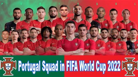 Portugal Full Squad FIFA World Cup 2022