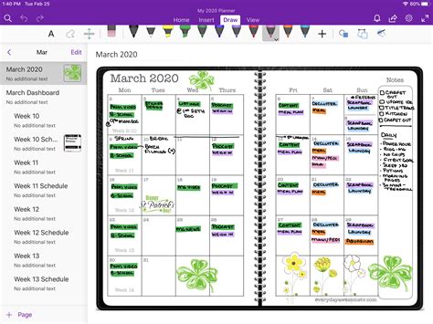 Onenote Planner Templates Free The Vast Template Libraries Are Categorized Into Different ...