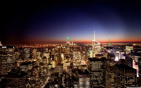 4k New York Night Wallpapers - Wallpaper Cave