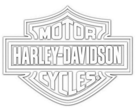 harley davidson logo coloring sheet line art | Harley davidson logo, Harley davidson, Coloring pages