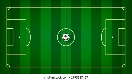 Top View Soccer Pitch Background Vector Stock Vector (Royalty Free) 1995517457 | Shutterstock