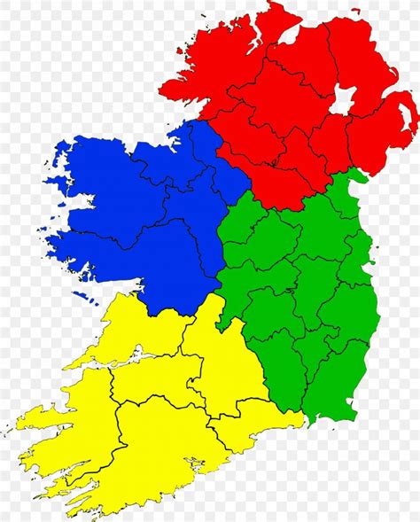 Leinster Ulster Provinces Of Ireland Four Provinces Flag Of Ireland Map, PNG, 2000x2488px ...