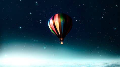 Hot Air Balloon Illustration 4k Wallpaper,HD Artist Wallpapers,4k Wallpapers,Images,Backgrounds ...