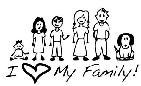 Family black and white family clipart black and white craft projects - WikiClipArt