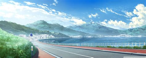 10+ Landscape Anime Desktop Wallpaper 4K